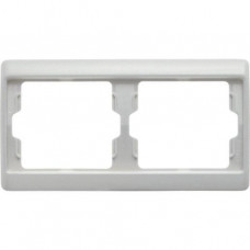 Berker Abdeckrahmen 2-fach waagerecht Arsys - polarweiß/ glänzend 13630069