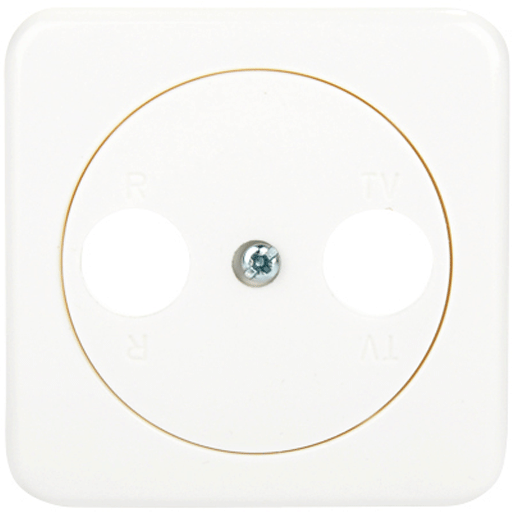 Presto-Vedder Antennen Abdeckung 2-Loch ultraweiß Presto-Vedder Antennen Abdeckung 2-Loch ultraweiß