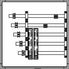 Elsta Mosdorfer Vorzählersteigleitungsverteiler Wienstrom VSTV links max. 6 SLTS Abgänge LVSTV 2SRN25 451 (Stgltg links)