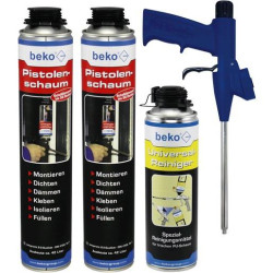 BekoGroup NBS Pistolenschaum Set Blue BekoGroup NBS Pistolenschaum Set Blue