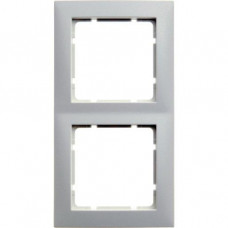 Berker Abdeckrahmen 2-fach S.1 polarweiß / glänzend 10128989