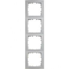 Berker Abdeckrahmen 4-fach S.1 polarweiß / glänzend 10148989