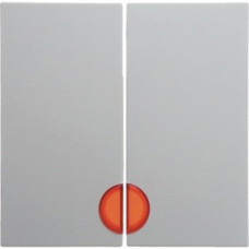 Berker Wippe 2-fach rote Linse S.1 polarweiß glänzend