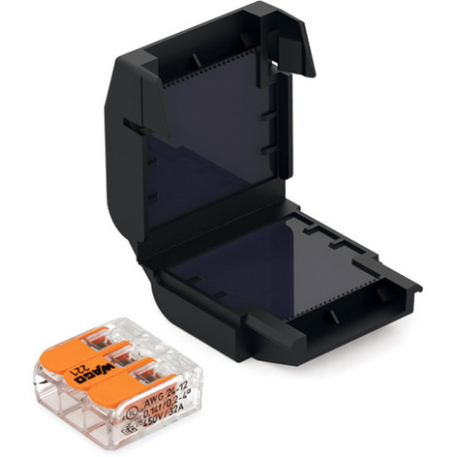 Cellpack EASY-PROTECT mit WAGO COMPACT-Verbindungsklemmen 1x3 Phasen max. 4mm²