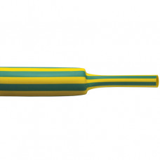 Cellpack Schrumpfschlauch dünnwandig 9,5-4,8 mm gelb/grün