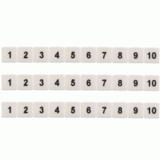 Conta Clip Klemmenmarkierer Ziffern SB 5/10 FW WH (10 Stk)