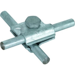 Dehn MV-Klemme St/tZn für Rd 10mm mit Sechskantschraube 391.050 Dehn MV-Klemme St/tZn für Rd 10mm mit Sechskantschraube 391.050