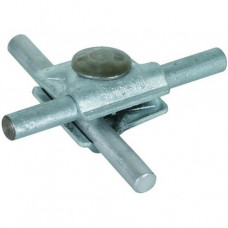 Dehn MV-klemme Kreuz und parallel St/tZn Rd. 8-10 mm 390.060