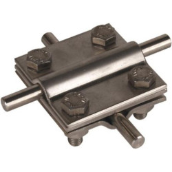 Dehn Kreuzstück NIRO V4A Rd./Rd. 8-10/8-10 mm Rd./Fl. 8-10/30 mm 319.209 Dehn Kreuzstück NIRO V4A Rd./Rd. 8-10/8-10 mm Rd./Fl. 8-10/30 mm 319.209