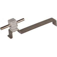 Dehn Dachleitungshalter mit gewinkelter Strebe für Dachflächen Rd. 8 mm 204.359 