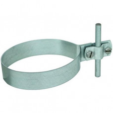 Dehn Regenrohrschelle St/tZn Rohr mit Überleger Stahl 421.100