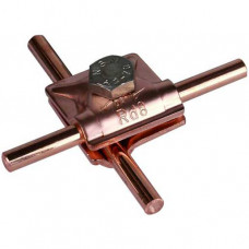 Dehn MV-klemme Kreuz und parallel Kupfer Rd. 8 mm 390.057