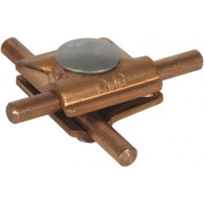 Dehn MV-klemme Kreuz und parallel Kupfer Rd. 8 mm 390.067