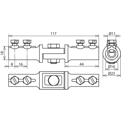 Dehn Trennklemme ZG 460.213 Dehn Trennklemme ZG 460.213
