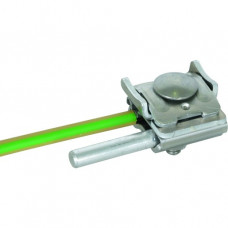 Dehn Falzklemme NIRO/Al f. Rd 8-10mm Leiter 4-50 mm² f. Falze 0,7-8 mm 365.250