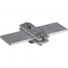 Dehn Flachbandhalter mit Überleger St/tZn flache Bauform  284.030