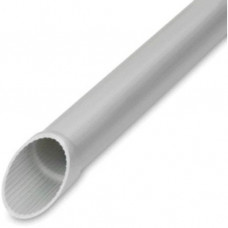 Dietzel starres Isolierrohr 16 leicht gemufft Profilwellen hellgrau 2m VRM 16 HGR /2M