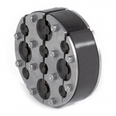 Dietzel Ringraumdichtung für 4 Kabel Ø 8 - 30 mm und 6 Kabel Ø 4 - 16,5 mm HRD150-SG-4/8-30-6/4