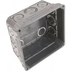 Dietzel Abzweigkasten AK/U 100x100mm Unterteil zur Verlegung unter Putz schwarz