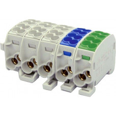 E-Term E-Term Hauptleitungsklemme ZK Al/Cu fingersicher 5pol/4-fach 25mm²  ZK 25/5 5X4 AL/CU 08