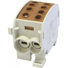 E-Term Hauptleitungsklemme BGV A2 70mm² 1-polig braun ZK 70/1 1X4 AL/CU 08