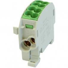 E-Term Hauptleitungsklemme 1-polig fingersicher 4x25mm² grün