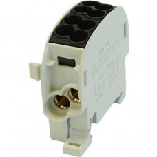 E-Term Hauptleitungsklemme 1-polig fingersicher 4x25mm² schwarz