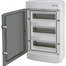 ETI Feuchtraum AP-Verteiler 3-reihig ECH-36PT