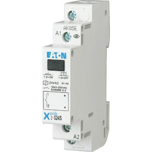 Eaton REG Stromstoss-Schalter 24VAC/12VDC 1S Z-S24/S 24VAC/12VDC