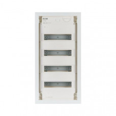 Eaton Unterputz Kleinverteiler mit flacher Stahlblechtür 4-reihig KLV-48UPP-F