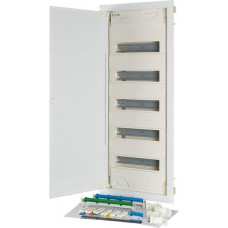 Eaton Unterputz Kleinverteiler mit flacher Stahlblechtür 5-reihig KLV-60UPP-F