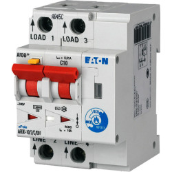 Eaton Brandschutzschalter AFDD 2-polig B-10A 30mA Typ-A Eaton Brandschutzschalter AFDD 2-polig B-10A 30mA Typ-A