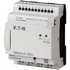 Eaton ASY-E4-UC-12RCX1 Steuerrelais easyE4 Basisgerät (erweiterbar Ethernet) 12/24V DC 24V AC 8DE