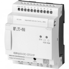 Eaton ASY-E4-DC-12TCX1P Steuerrelais easyE4 Basisgerät (erweiterbar Ethernet) 24V DC Eingänge digital