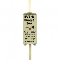 Eaton Sicherungseinsatz Niederspannung NH01 80A AC 500V gL/gG IEC