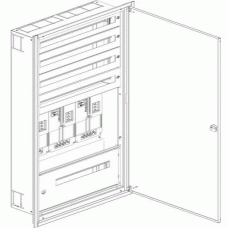 Eaton Zählerverteiler Unterputz Steiermark Weiß leer U-STR-3/1300-3Z/4NZR-W