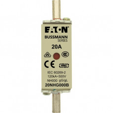 Eaton Sicherungseinsatz Niederspannung NH000 20A AC 500V gL/gG IEC