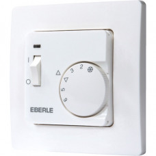 Eberle UP-Raumtemperaturregler 5-30°C 230V AC 1 Ö 10 A TA ca.5K Schalter T/N/A 50x50 RTR-E 8025-50 RWS