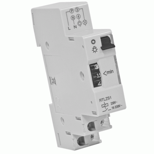 Reltech Treppenlichtzeitschalter 1 Schließer 16A 230V RTLZS1