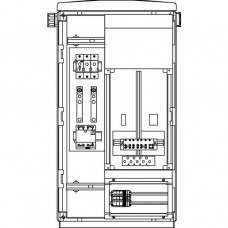 Elsta Mosdorfer Zählerverteiler Freiluft Strom 440x836x322mm Wiener Netze FHZS 1/1SN35 ÜA(3+1)C RK