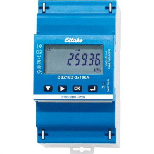 Eltako Drehstromzähler MID DSZ16D-3X100A MID
