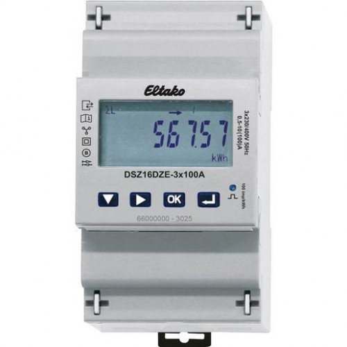 Eltako Direktmessender Zweirichtungs-Drehstromzähler ohne MID 3x100A DSZ16DZE-3X100A
