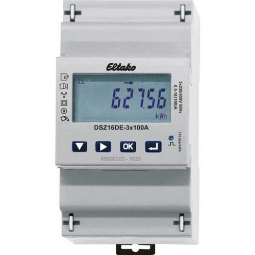 Eltako Drehstromzähler ohne MID 3x100A DSZ16DE-3X100A