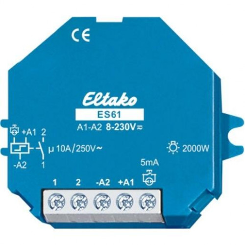 Eltako Stromstoßschalter 230V 1 Schließer ES 61-8..230V/UC