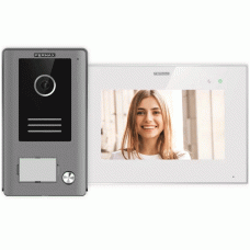 Fermax COLOR Video WAY KIT Monitor 7 Einfamilienhaus m. Türstation AP silber F1521