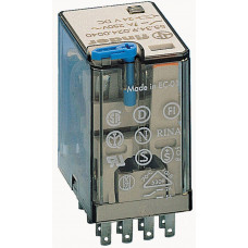 Finder Industrierelais steckbar 4W 7A 24V DC Prüftaste LED Freilaufd. Serie 55 55.34.9 024.0090