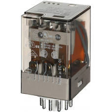 Finder Industrierelais steckbar 3W 10A 230V AC Prüftaste und Anzeige Serie 60 60.13.8.230.0040