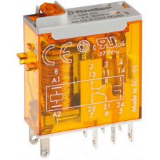 Finder Relais mit Steckanschlüssen 2 Wechsler 8A hartvergoldet Spule 230V AC 46.52.8.230.5040