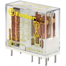 Finder Relais mit zwangsgeführten Kontakten 2 Wechsler 8A Spule 24V DC 50.12.9.024.1000
