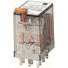 Finder Relais mit Steckanschlüssen 3 Wechsler 10A Spule 12V AC